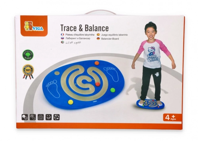 Balance disk med bolde - balanceringstræ