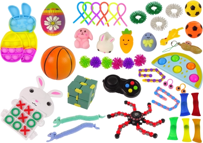 Påske Pop It og squishy til sanselig sjov