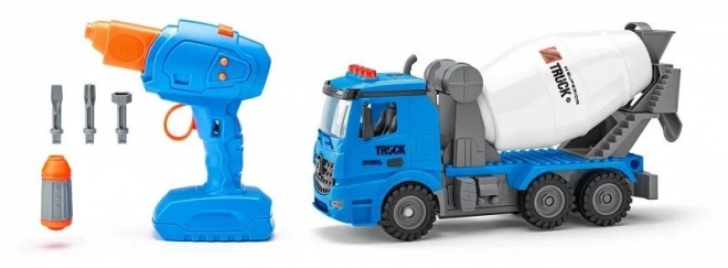 Batteridrevet betonblandemaskine til rotation