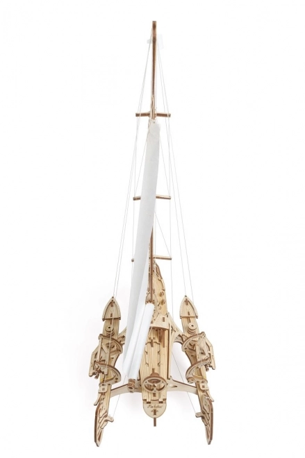 Ugears 3D puslespil - Log Trimaran Merihobus 237 dele