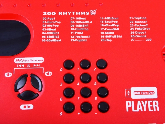 Elektroniske tastaturer med mikrofon