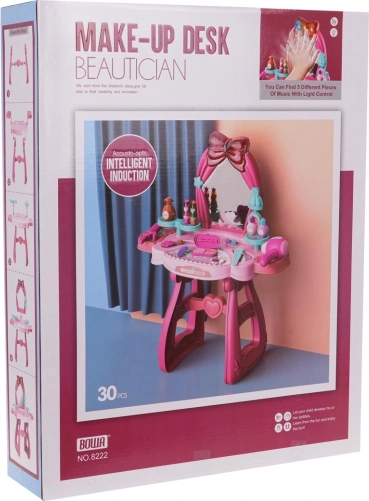 Toiletbord til prinsesser, 30 dele