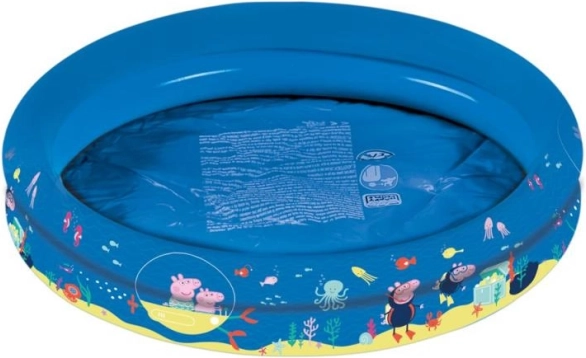 Oppustelig børnepool PEPPA PIG med blød bund 74 × 18 cm