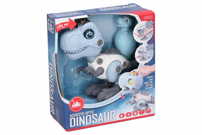 Dino skruemaskine med effekter tyrannosaurus 13 cm