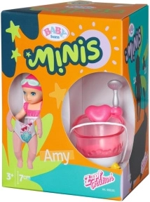 BABY born Minis sæt med badekar og dukken Amy