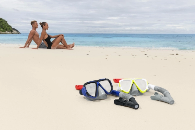 Sort dykkerudstyr med maske og snorkel Bestway