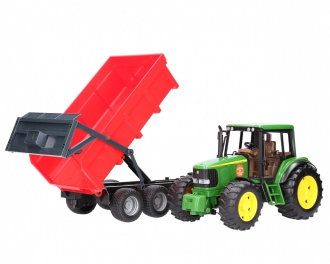 Bruder Traktor John Deere og tipvogn