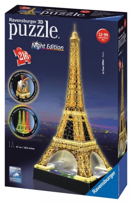 Eiffeltårnet (Nattedition) 3D 216d