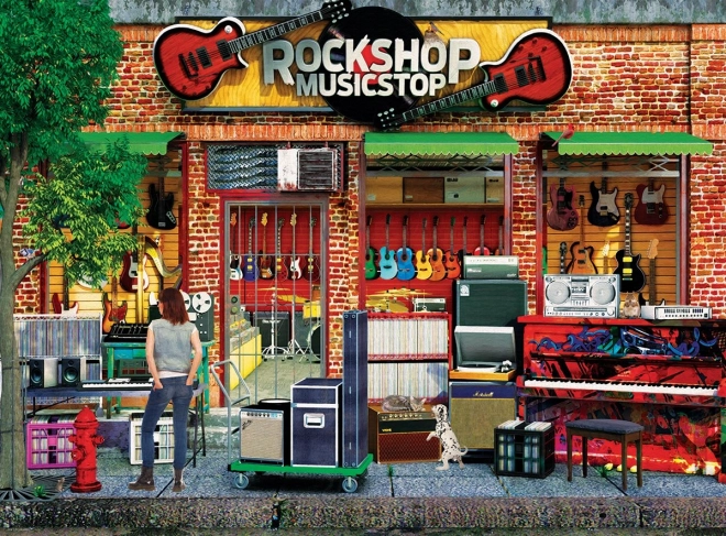 Puslespil 1000 brikker EUROGRAPHICS Rock Shop