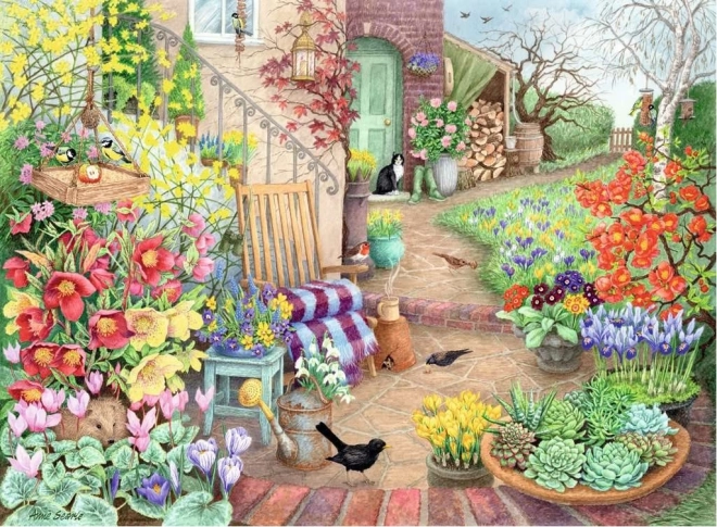 RAVENSBURGER Puslespil Vidunderlige haver 4x500 brikker