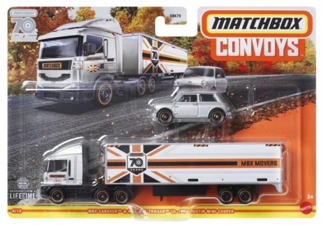 Transportkøretøj + bil Matchbox Convoys
