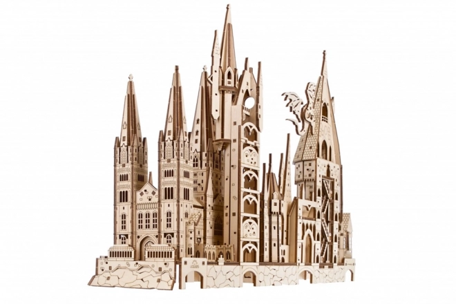 Ugears 3D træmekanisk puslespil Hogwarts Slot, Harry Potter