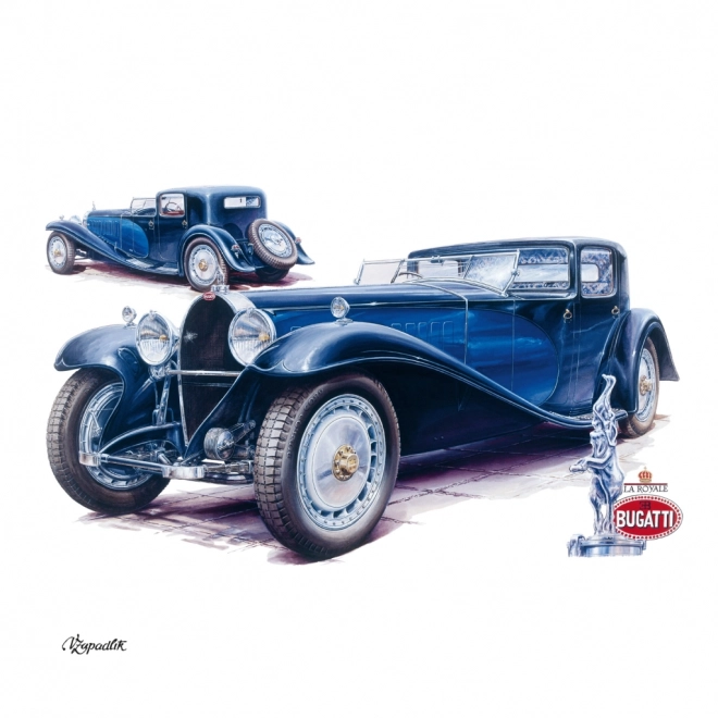 NOTIQUE Notes kalender Classic Cars – Václav Zapadlík, 2025, 30 x 30 cm