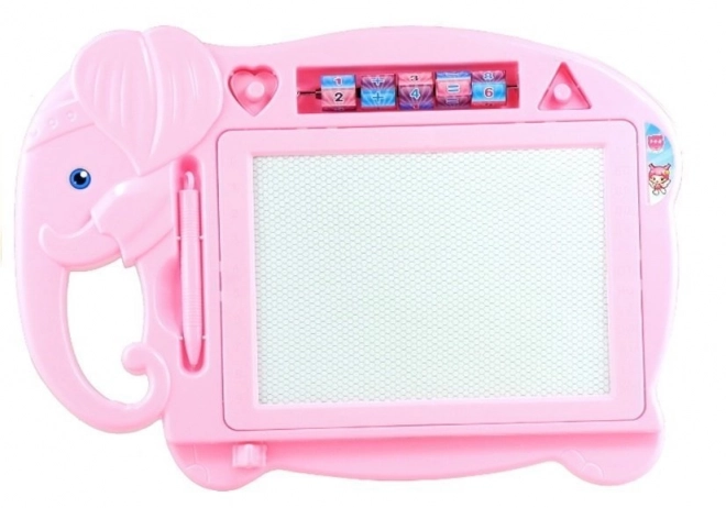 Magnetisk tavle Elephant Stamp Pink