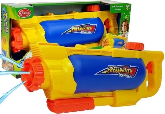 Børnevandpistol med tank 1450 ml Gul og Blå