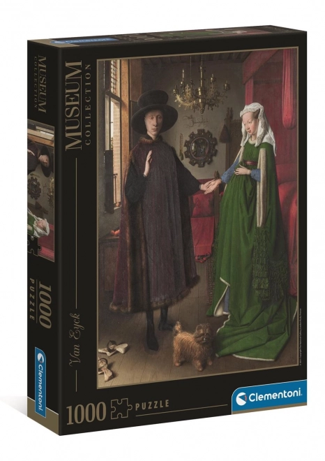 CLEMENTONI Puslespil Museumssamling: Arnolfini-parrets Bryllup (1434) 1000 brikker