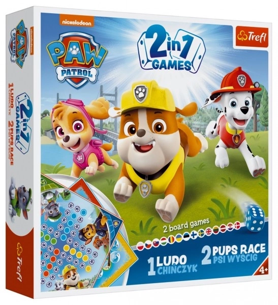 Brætspil Glæd dig, græd ikke / Hvalpeløb Paw Patro