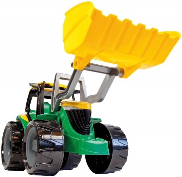 Børnetraktor med skovl Grøn-gul