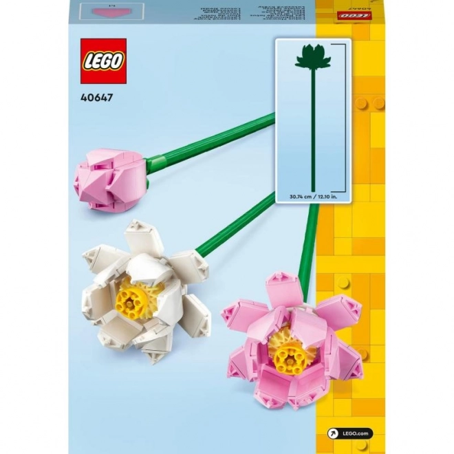 LEGO lotusblomster dekorativ byggesæt