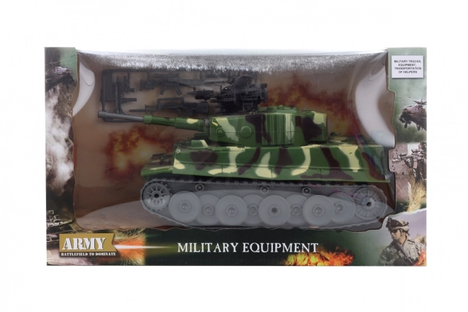 Tank med tilbehør