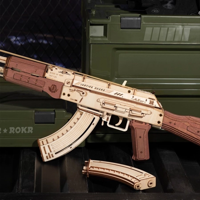 RoboTime 3D Træmekanisk puslespil Angrebsgevær AK-47