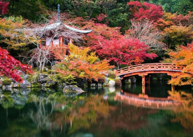 Puslespil 1000 brikker – Daigo-ji-haven, Kyoto, Japan