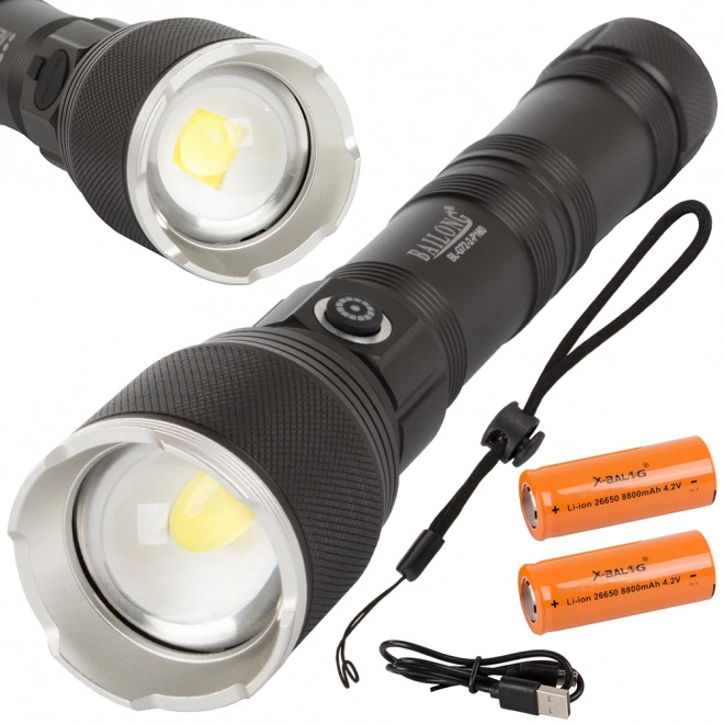 Bailong militær taktisk lommelygte med Cree LED XHP160