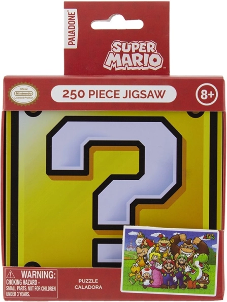 Puslespil Super Mario 250 brikker i metalæske