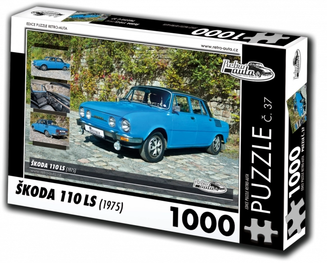 Puslespil RETRO-BILER Škoda 110 LS (1975) – 1000 brikker