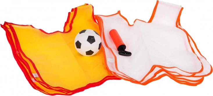 Stor fodboldmål med tilbehør til børn