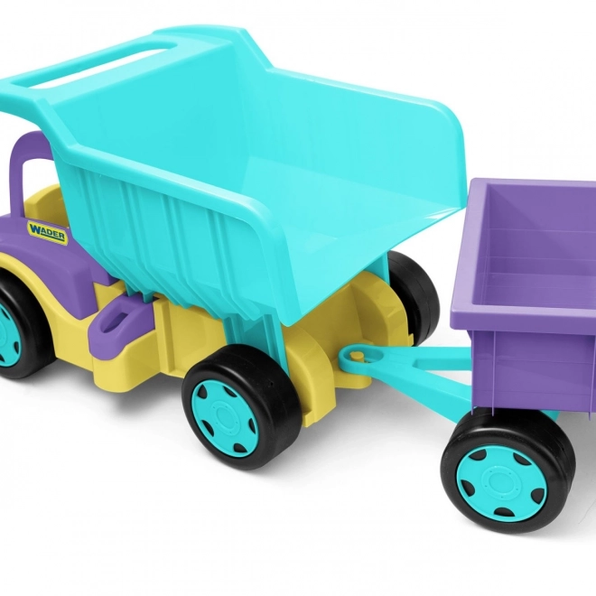 Stor lilla-turkis dumper Gigant Truck