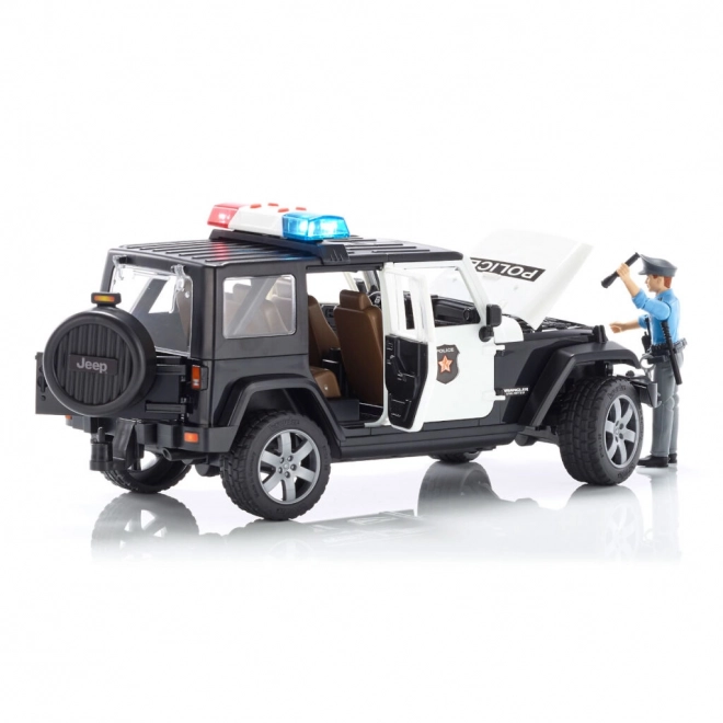 Bruder Jeep Wrangler Rubicon Politi