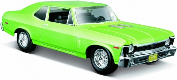 Metalmodel CHEVROLET NOVA SS 1970 grøn 1:24