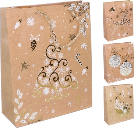 Gavepose til jul S 18 × 23 × 10 cm
