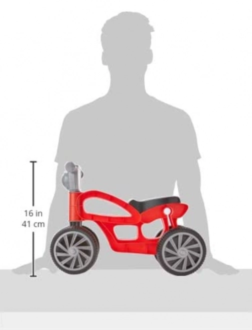 CHICOS Løbecykel Mini Custom rød