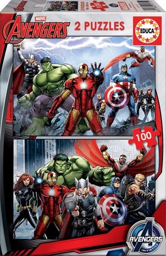 Puzzle EDUCA AVENGERS – Sammenhold 2×100 brikker