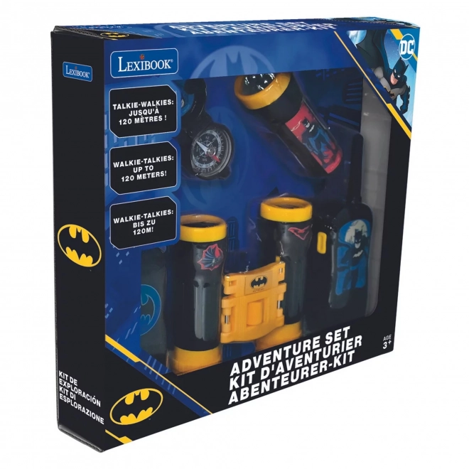 Eventyrpakke Batman med walkie-talkies, kikkert og kompas