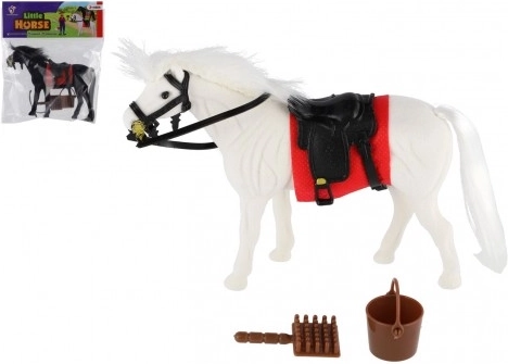 Legesæt hest med sadel og tilbehør