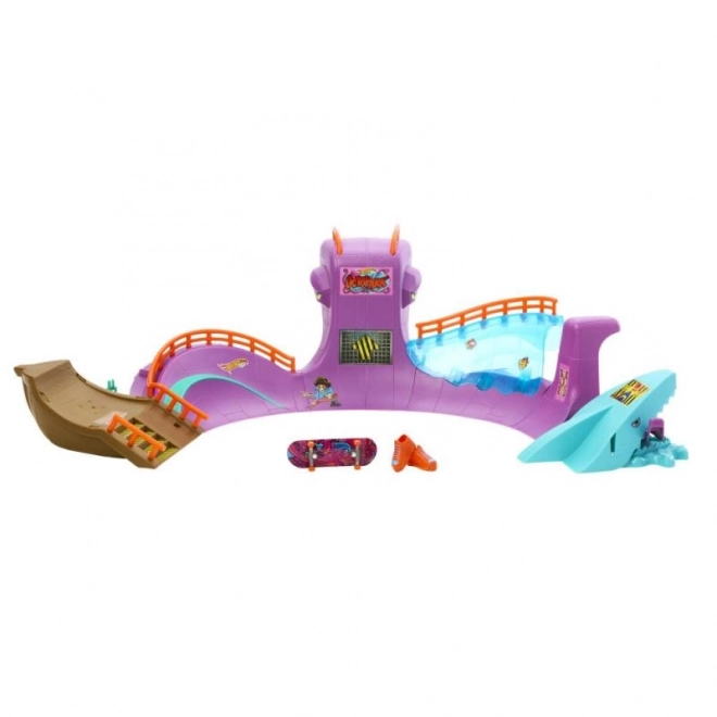 Hot Wheels Skate Octopark med fingerboard og sko