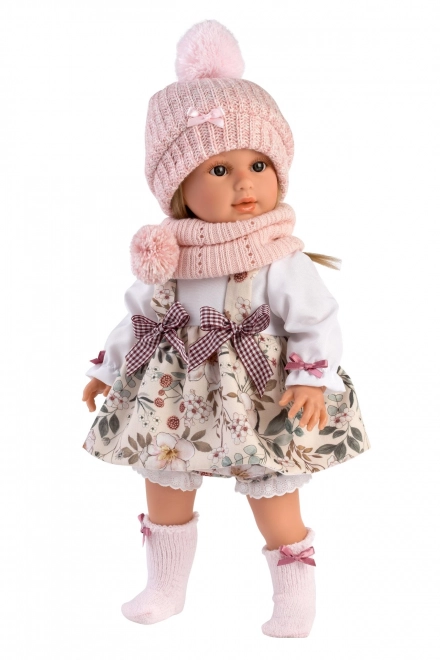 Llorens 540C CARLA - realistisk dukke med blødt stofkrop - 40 cm