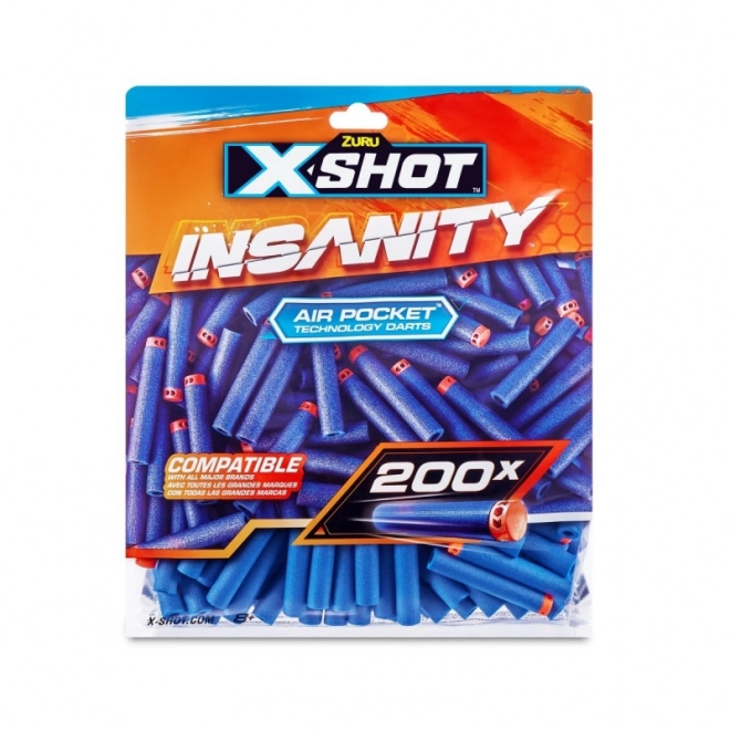 X-Shot Insanity skumprojektiler 200 stk.