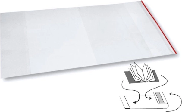 Universelt OXYBAG-omslag selvklæbende 250x380 mm