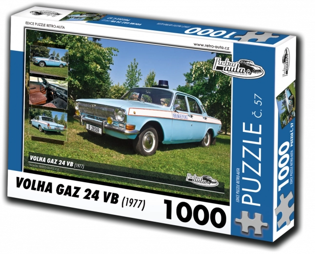 Puslespil RETRO-AUTA Volga Gaz 24 VB 1000 brikker
