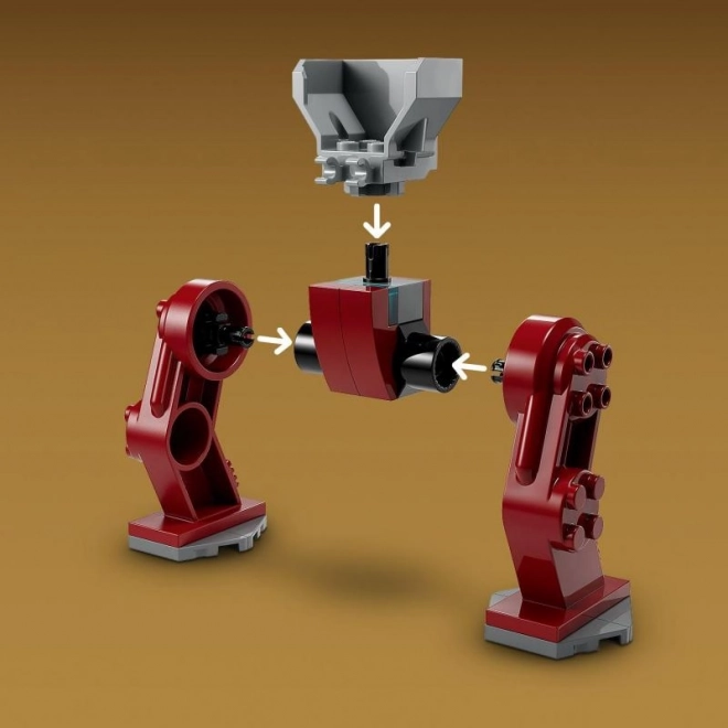 Lego Marvel Iron Man Hulkbuster mod Thanos