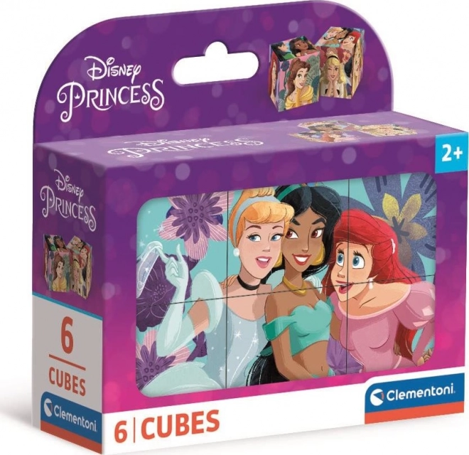 CLEMENTONI Billedklodser Disney Prinsesser, 6 klodser