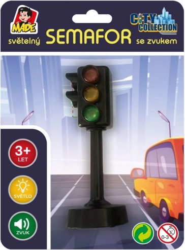 Børne trafiklys med lys og lyd