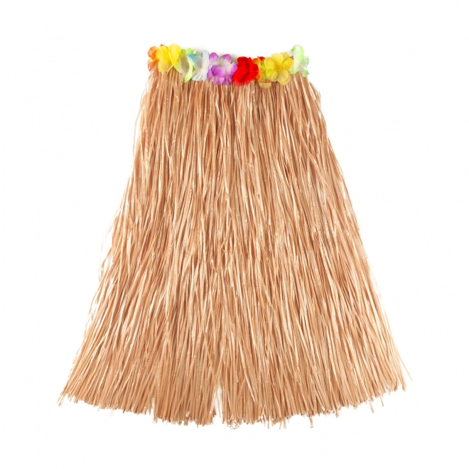 Hawaii nederdel voksen 72 cm naturlig
