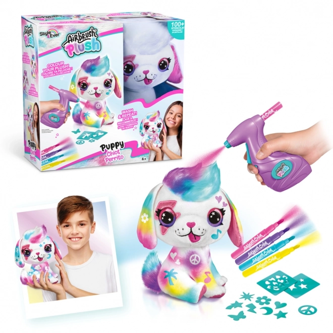 Airbrush studie - hundehvalp