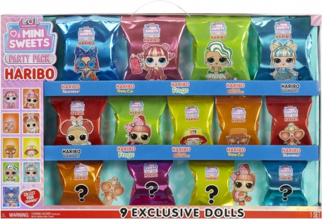 LOL Surprise Loves Mini Sweets x HARIBO party pack – sæt med dukker og søde sager