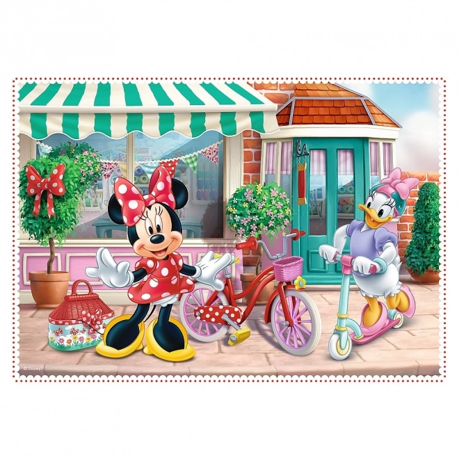 Puslespil 4i1 Minnie med venner